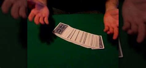 How to Ribbon Spread a Deck of Cards .